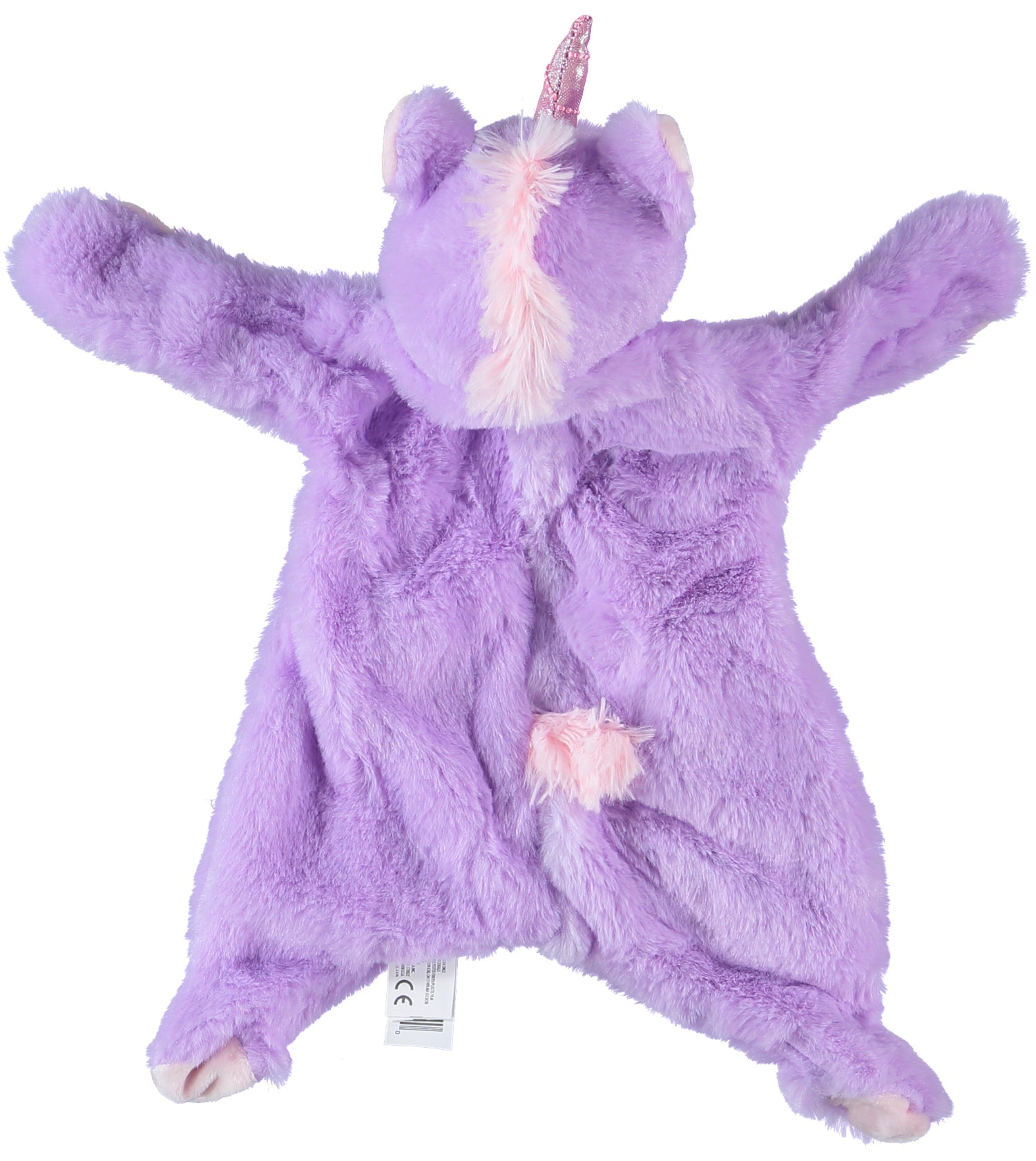 Kellytoy Flattie Unicorn with Crinkle and Rattle