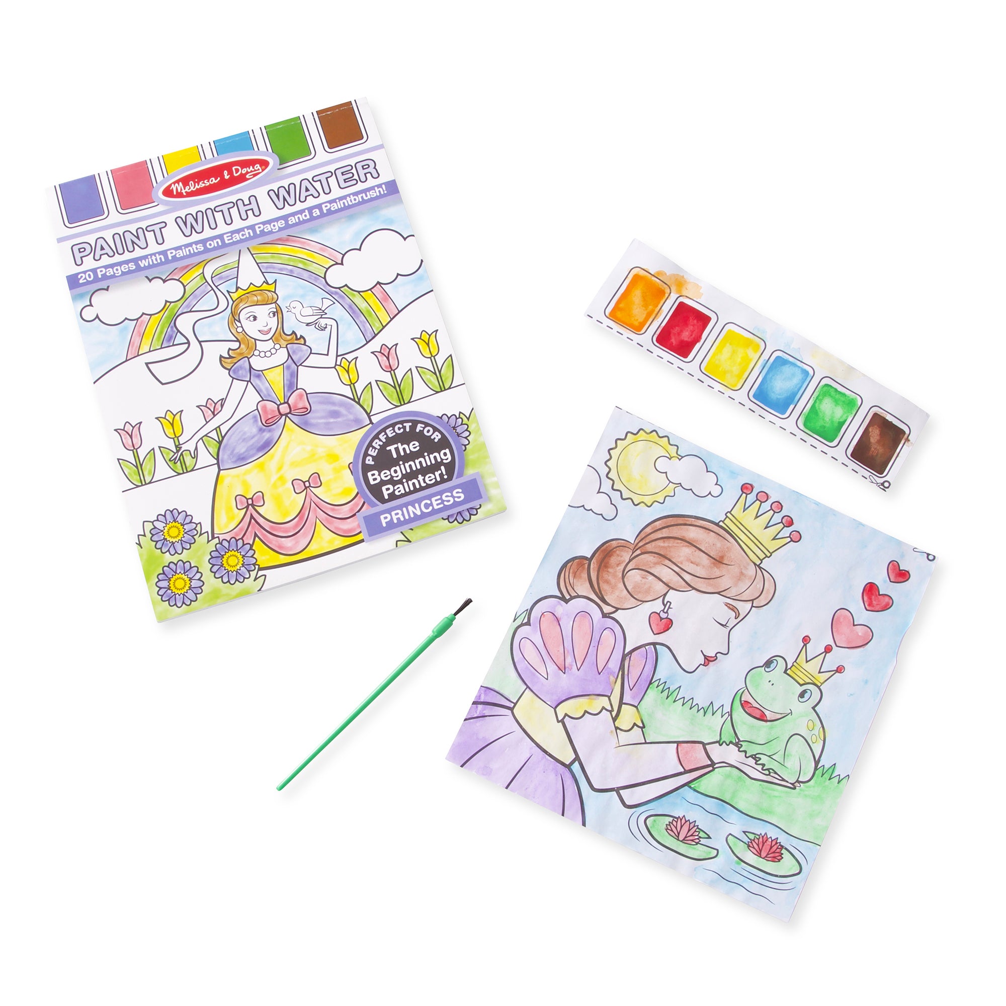 Melissa and Doug Princess Paint with Water Kids' Art Pad