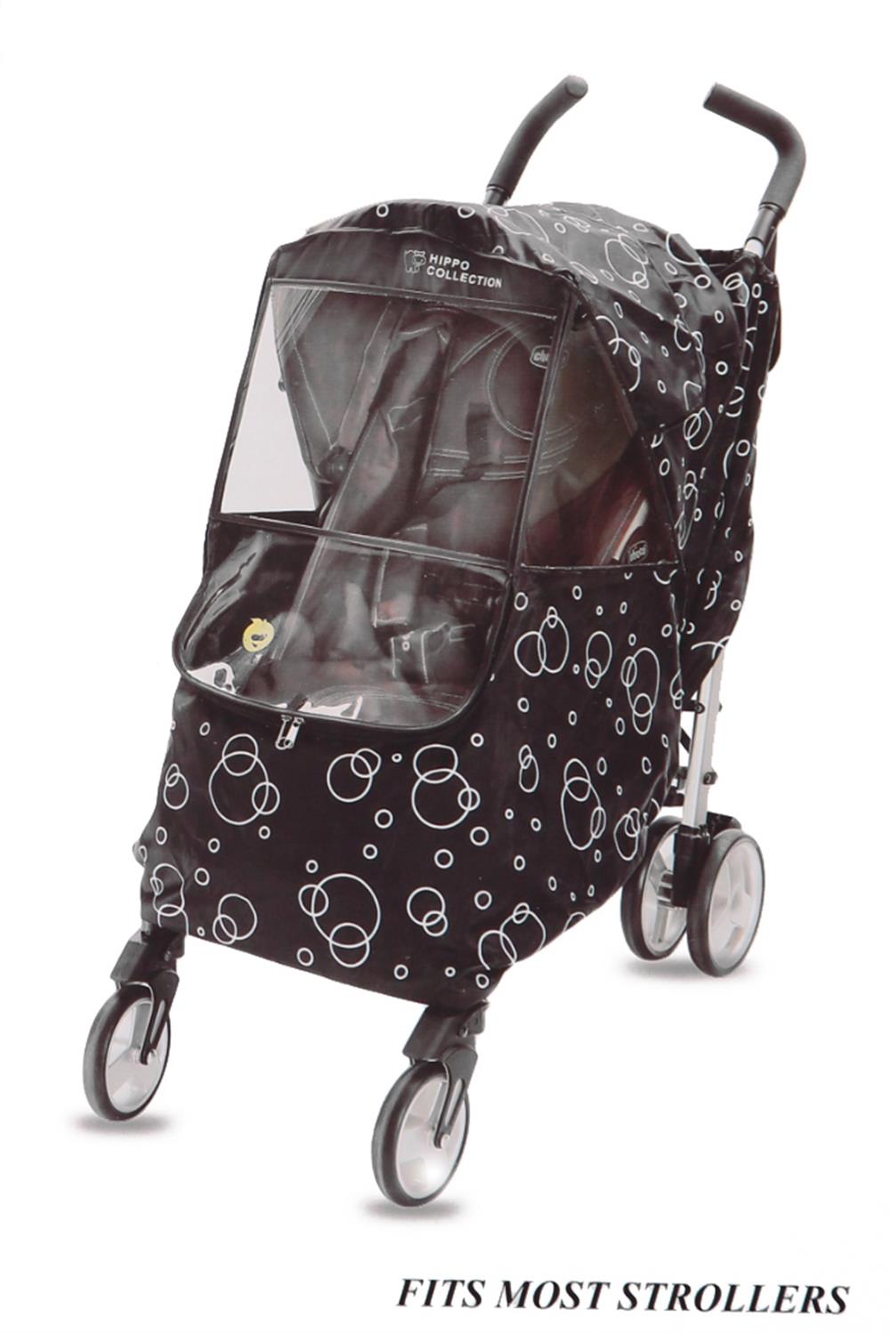 Apple Baby Hippo Collection Universal Stroller Weather Shield - Bubble Detail