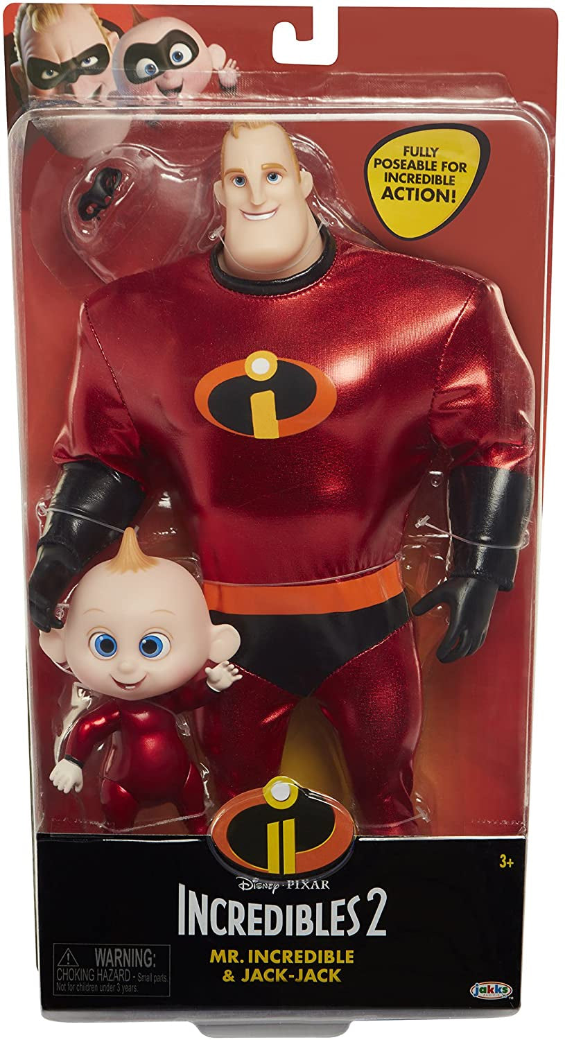 Disney The Incredibles 2 Mr. Incredible & Jack-Jack Action Figure Pack