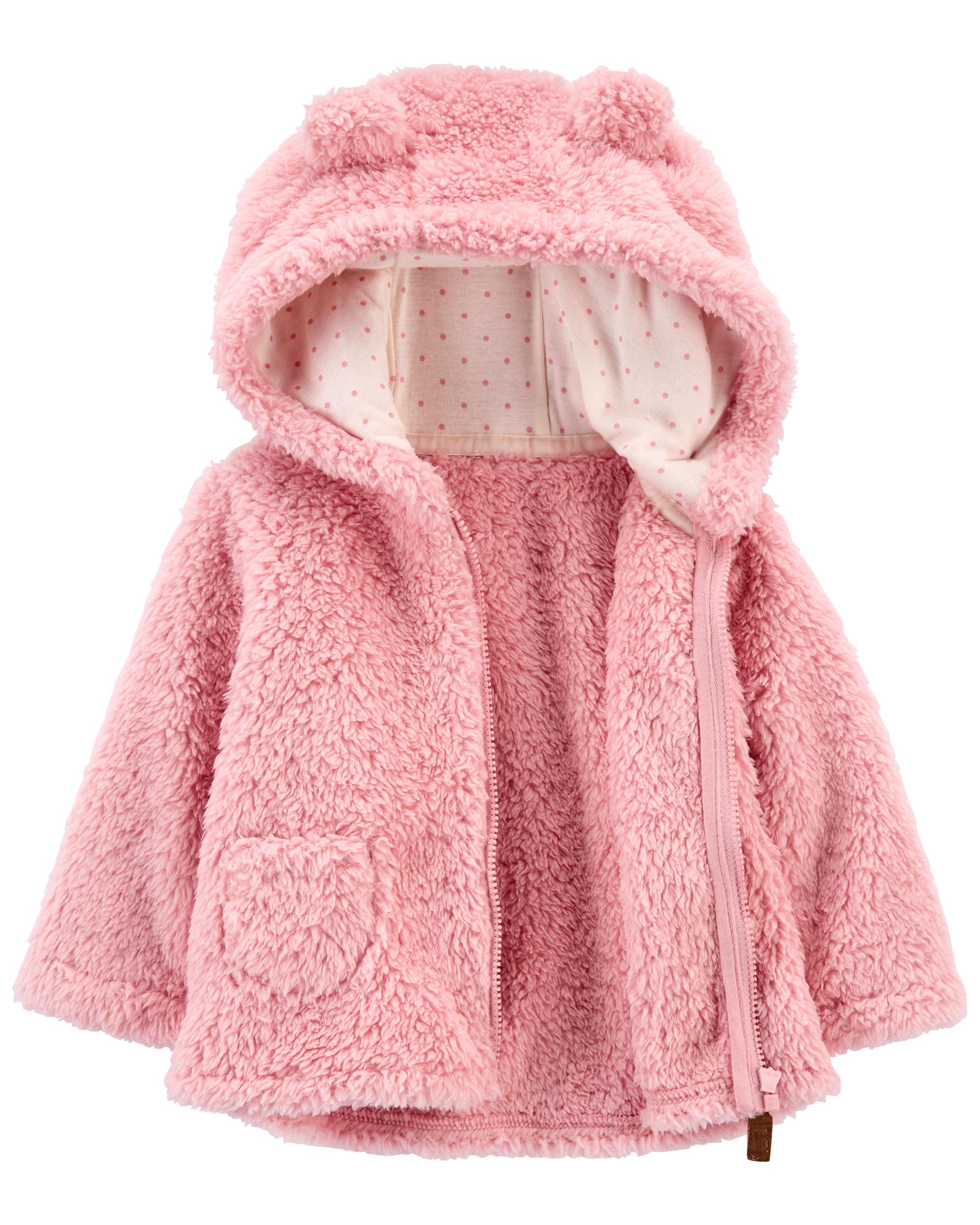 Carters Girls 0-24 Months Sherpa Jacket