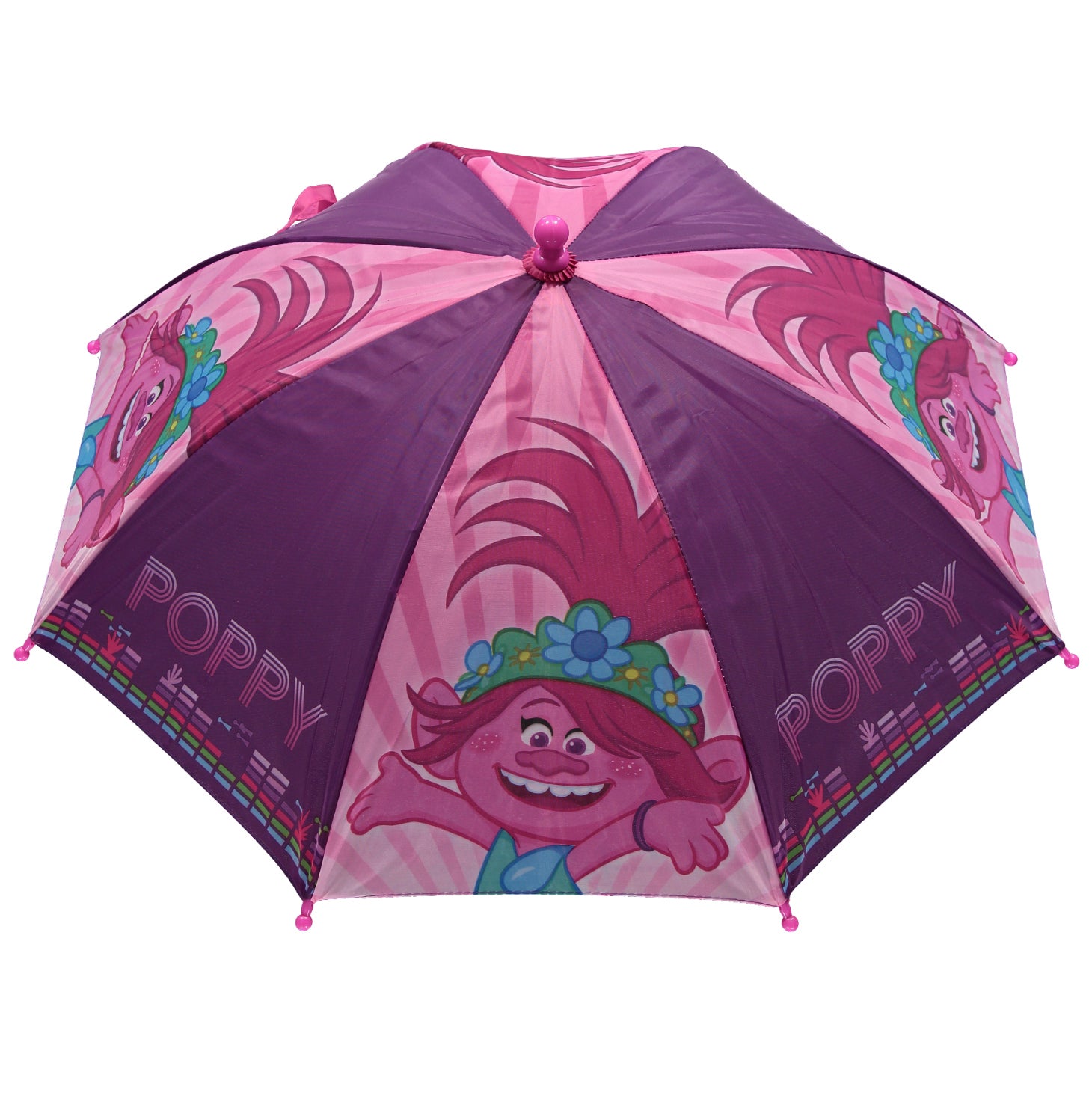 DreamWorks Trolls World Tour 3D Handle Umbrella