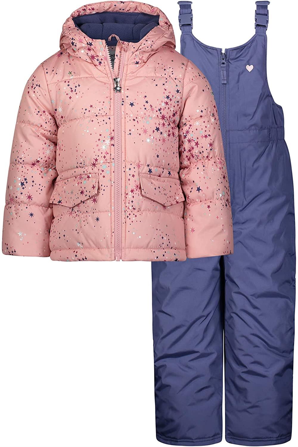 Osh Kosh Girls 12-24 Months Star 2-Piece Snowsuit