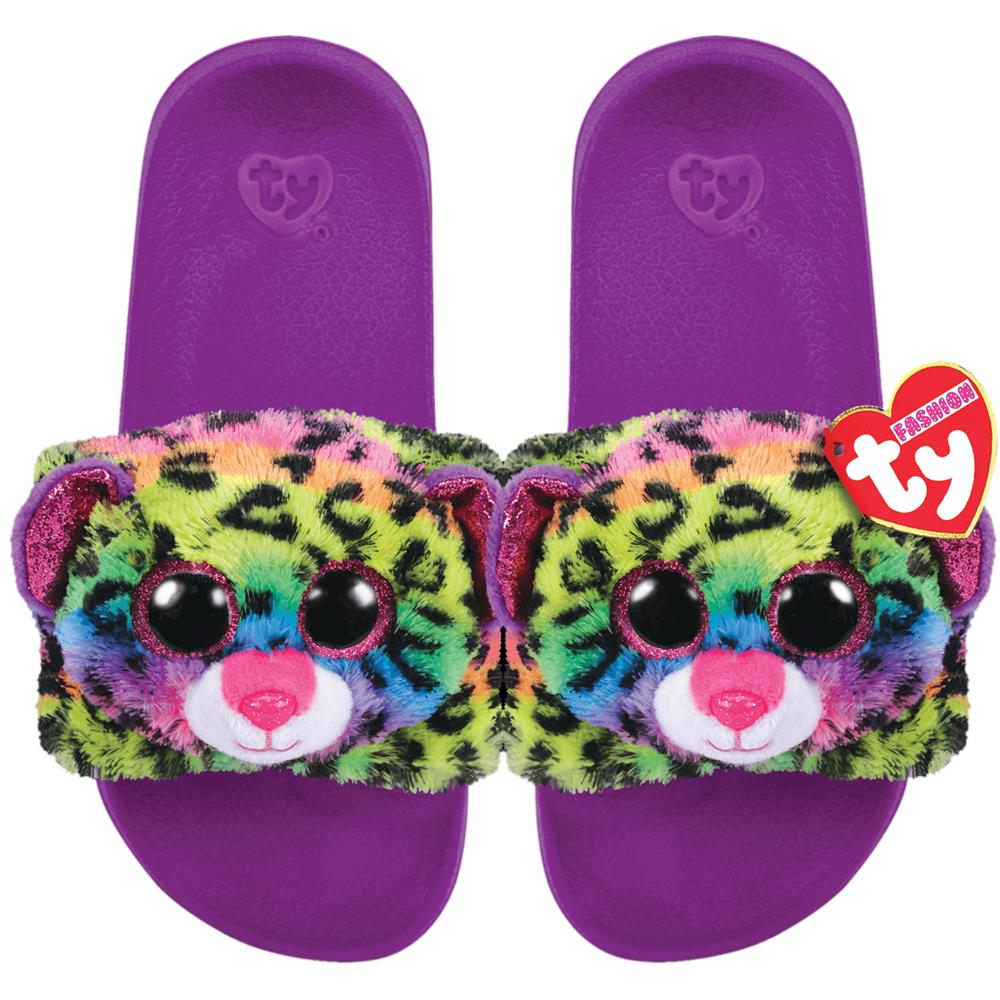 TY Dotty Leopard Slides S/M/L