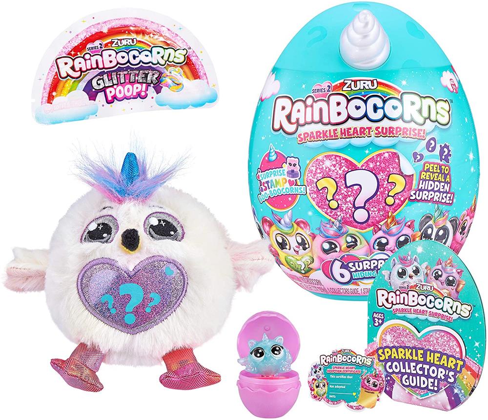 Rainbocorns - Plush Sparkle Heart Surprise Series 2