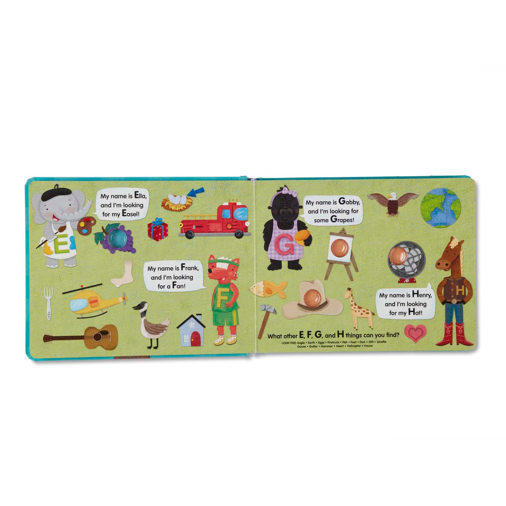 Melissa and Doug Poke-a-Dot - An Alphabet Eye Spy Board Book