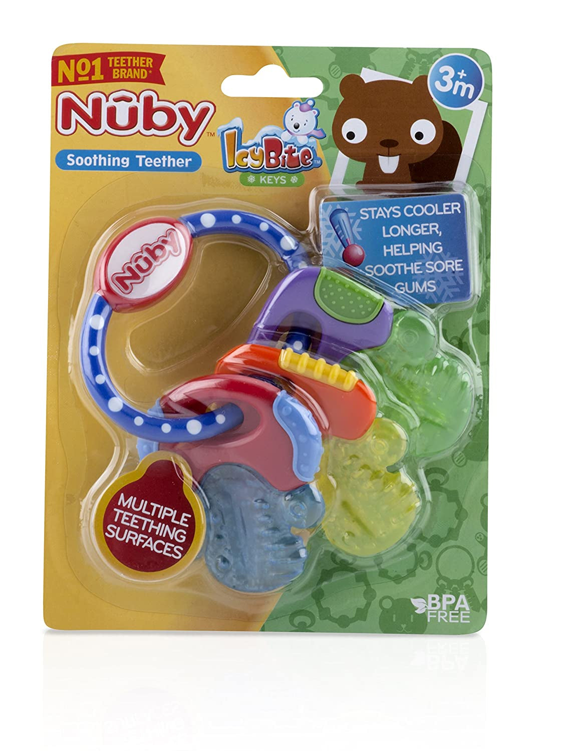 Nuby Icy Bite Teether Keys