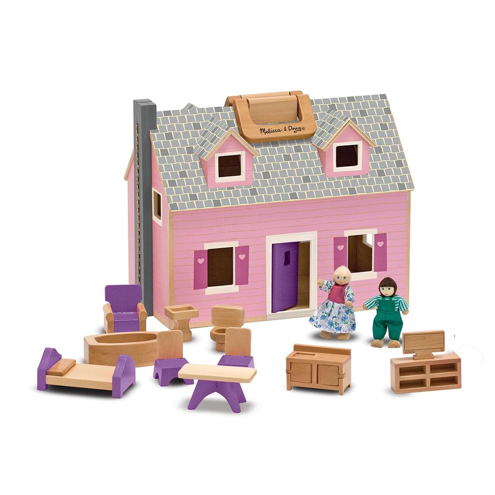 Melissa and Doug Fold & Go Mini Dollhouse