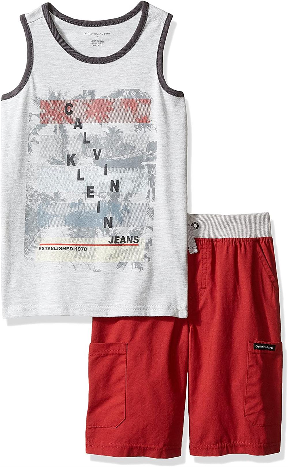 Calvin Klein Graphic Tank Top Short Set