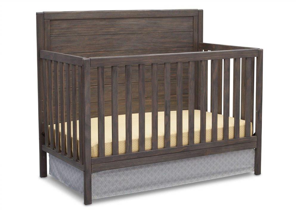 Serta Cambridge 4-in-1 Convertible Crib, Rustic Grey