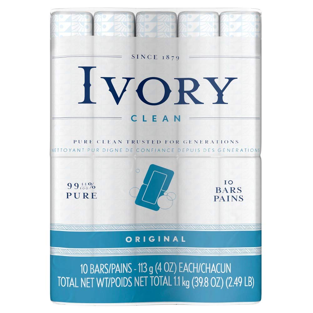 Ivory Original 10-Count: Bath Size Bars (4 Oz)