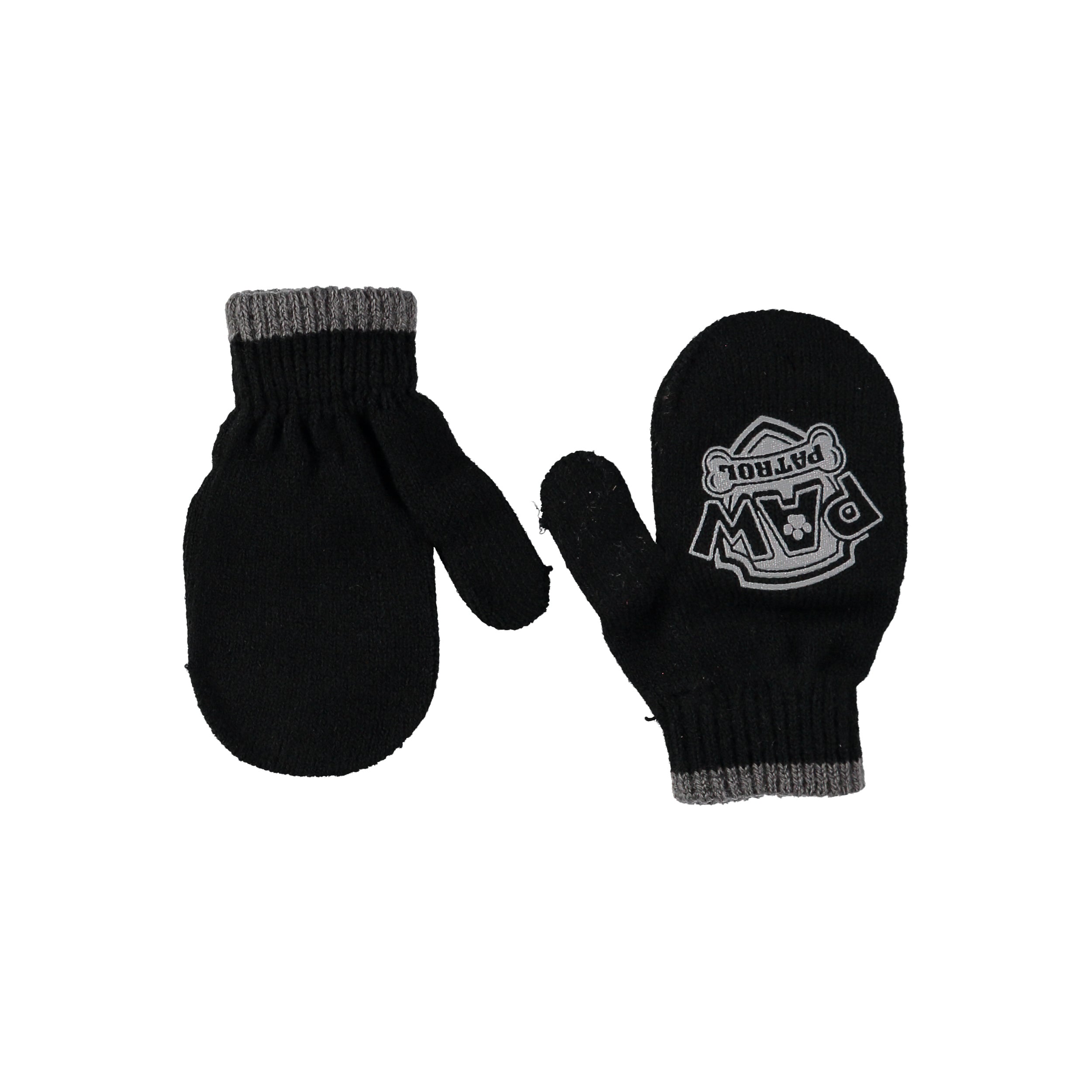 Nickelodeon Boys 2-4T Paw Patrol Pom Hat Mitten Set