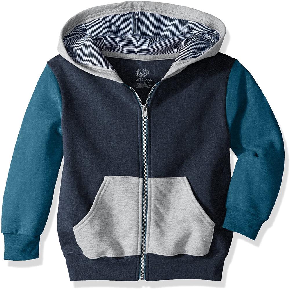 Fruit of the Loom Boys 4-7 Fleece Zip Hoodie Sweatshirt