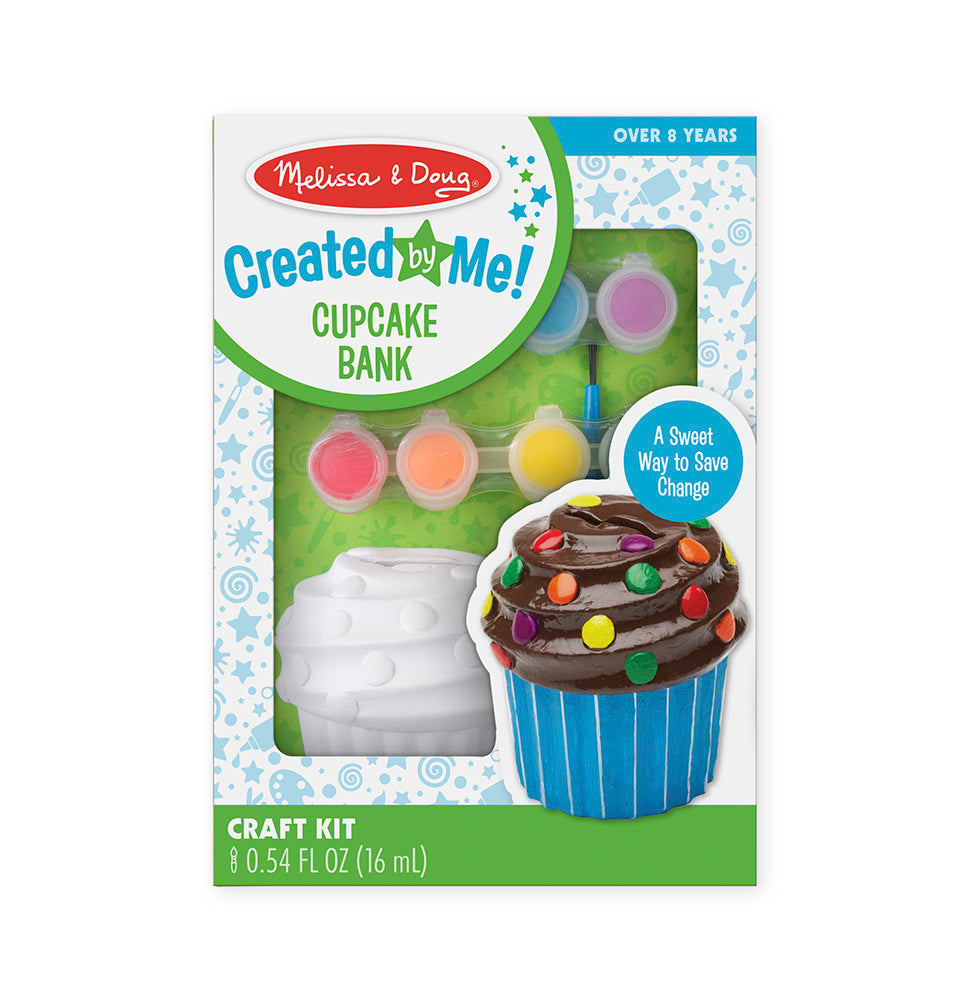 Melissa and Doug Created by Me! Cupcake Bank Craft Kit