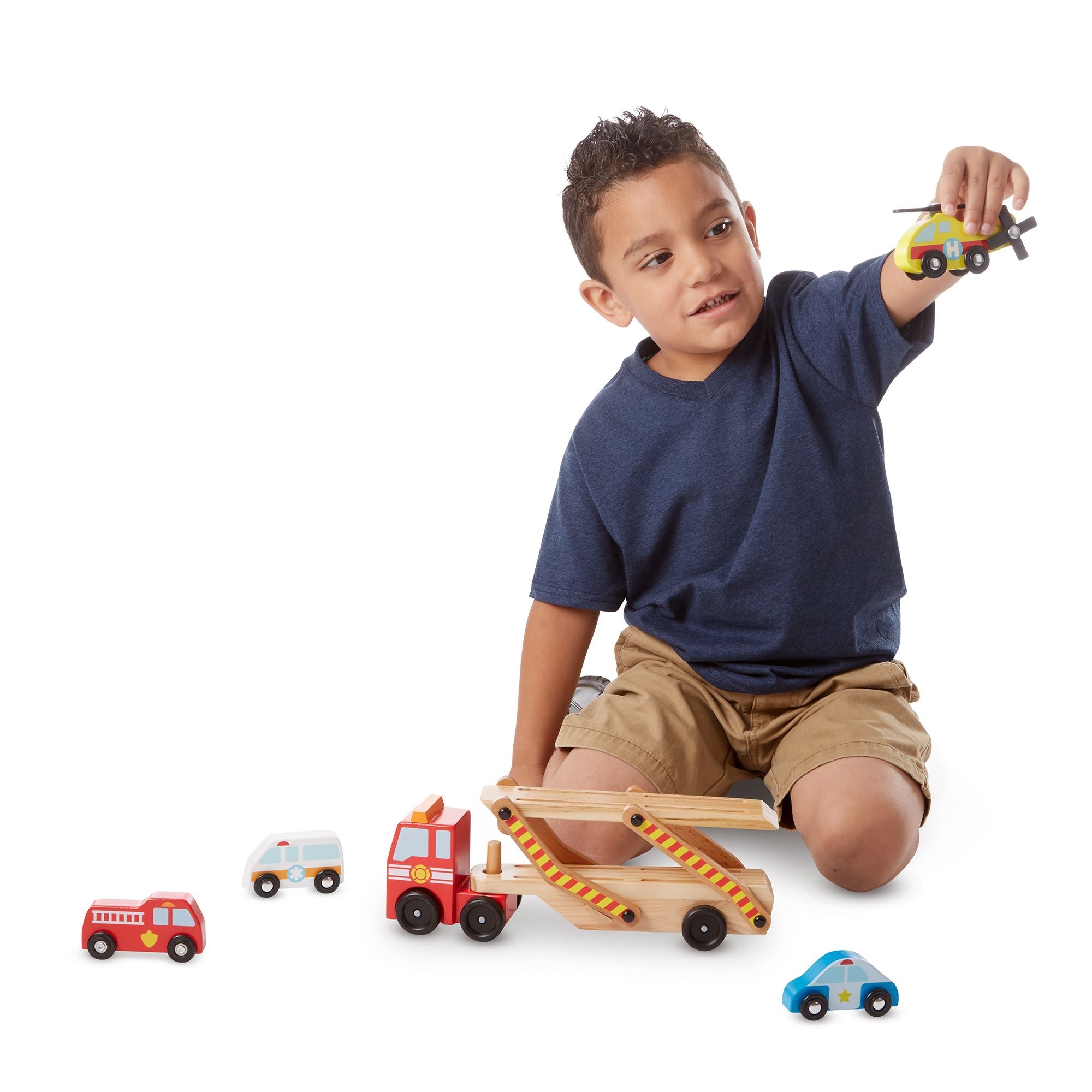 Melissa and Doug Emergency Vehicle Carrier