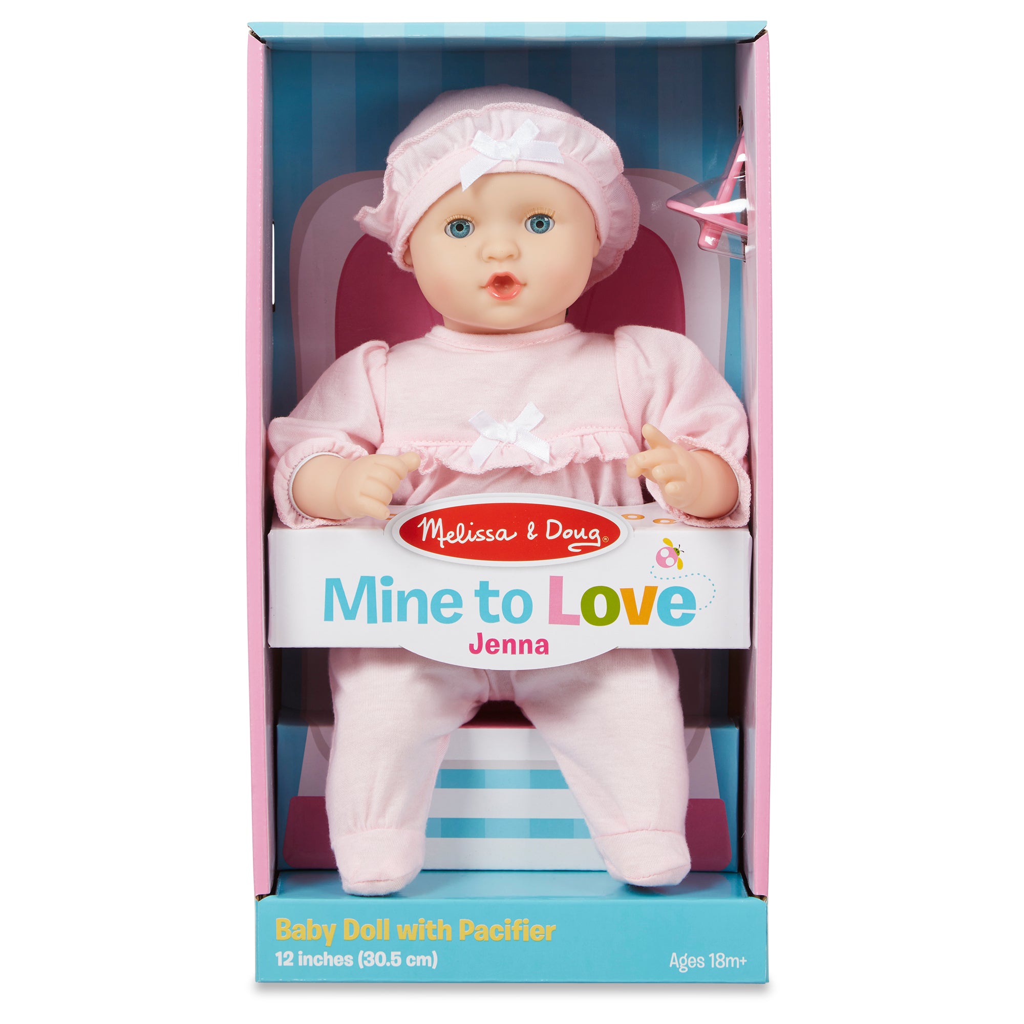 Melissa and Doug Mine to Love - Jenna 12'' Baby Doll