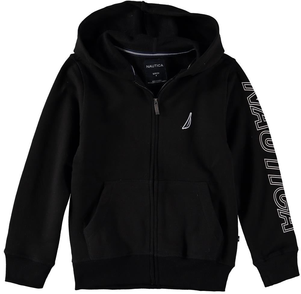 Nautica Boys 8-20 Logo Zip Hoodie