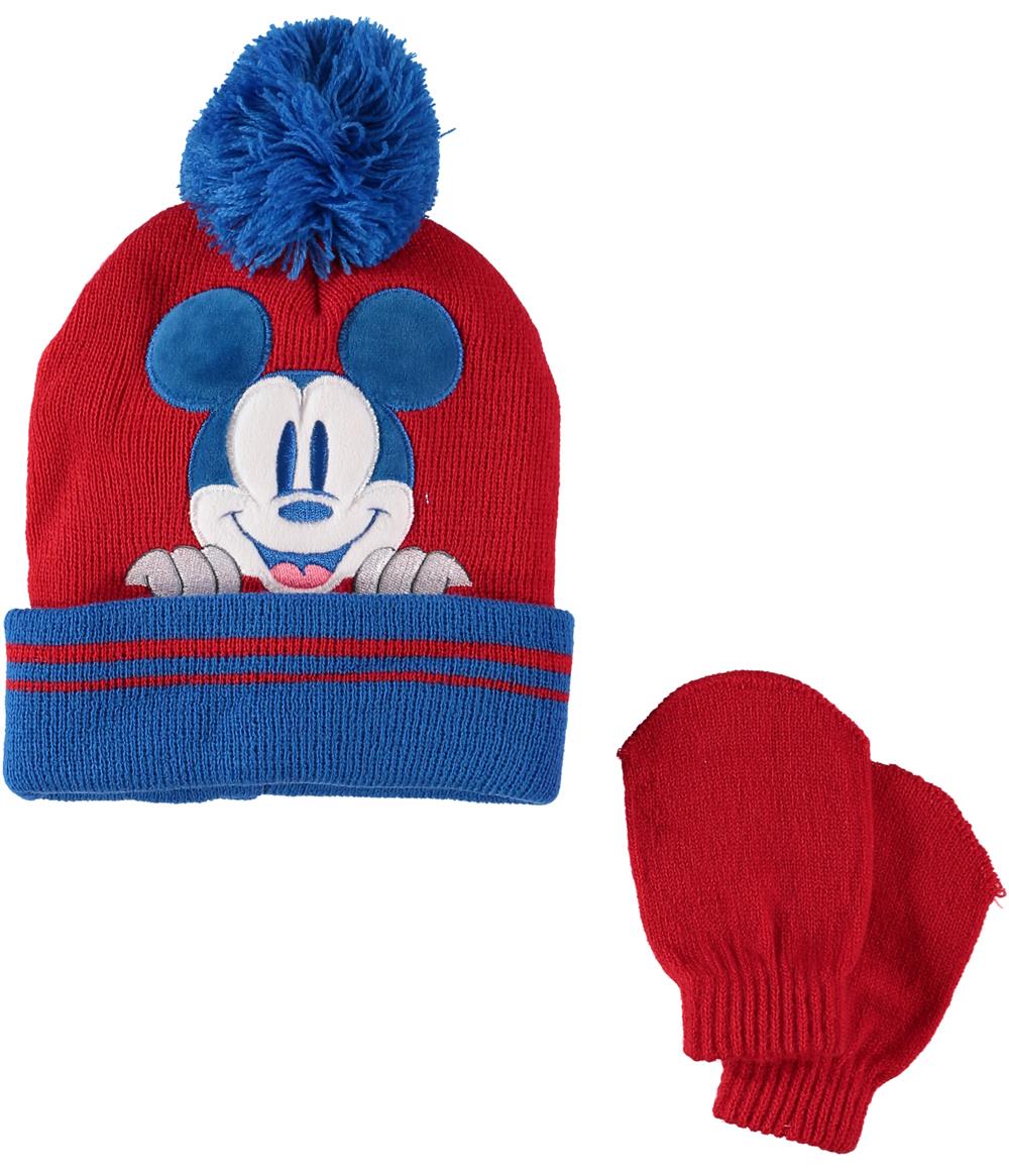 Disney Baby Boys 12-24 Months Mickey Mouse Hat Mitten Set