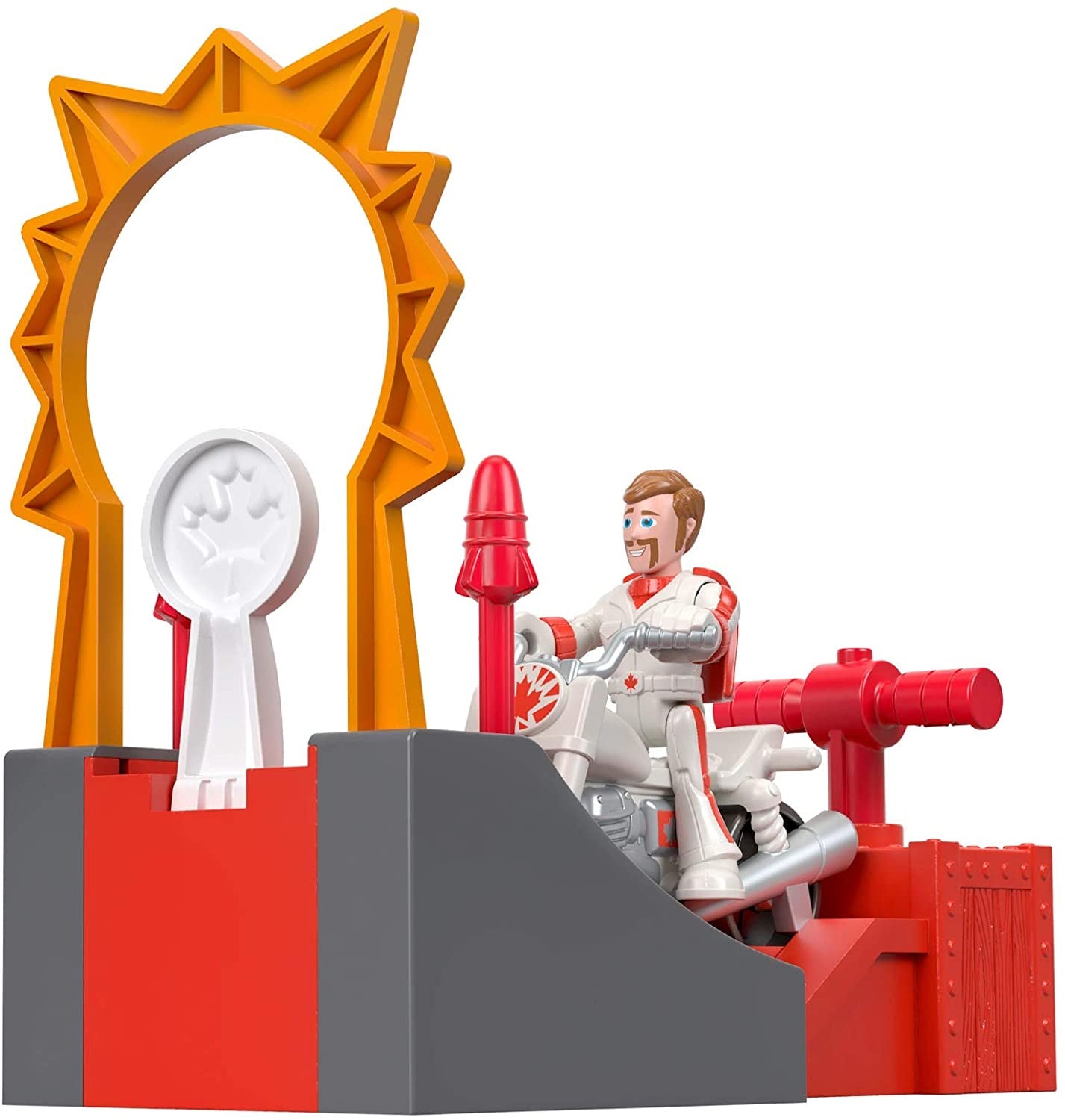 Disney Toy Story 4 Imaginext Duke Caboom Stunt Set