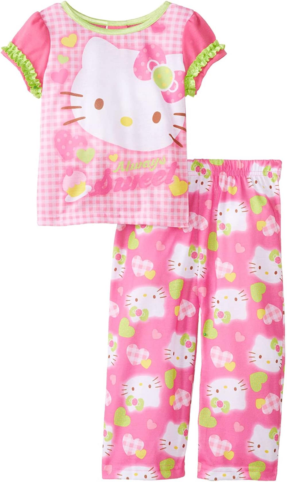 Sanrio Girls 2T-4T Hello Kitty 2 Piece Pajama Set