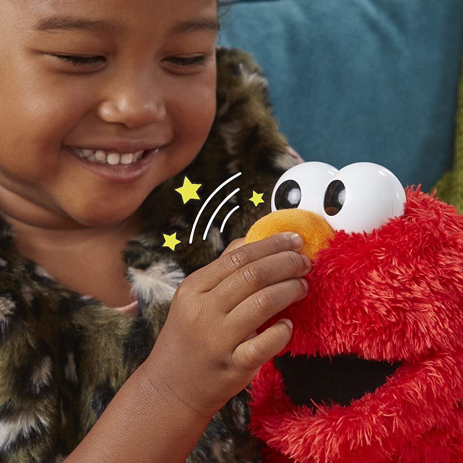 Sesame Street Rock and Rhyme Elmo Talking, Singing 14-Inch Plush