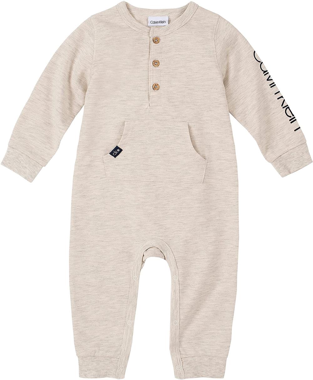 Calvin Klein Boys 0-9 Months Raglan Coverall