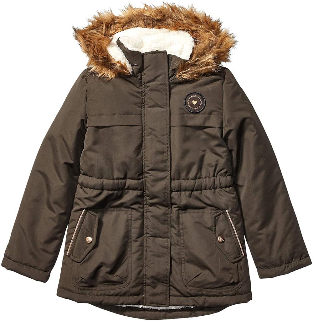 Limited Too Girls 7-16 Fur Anorak Jacket