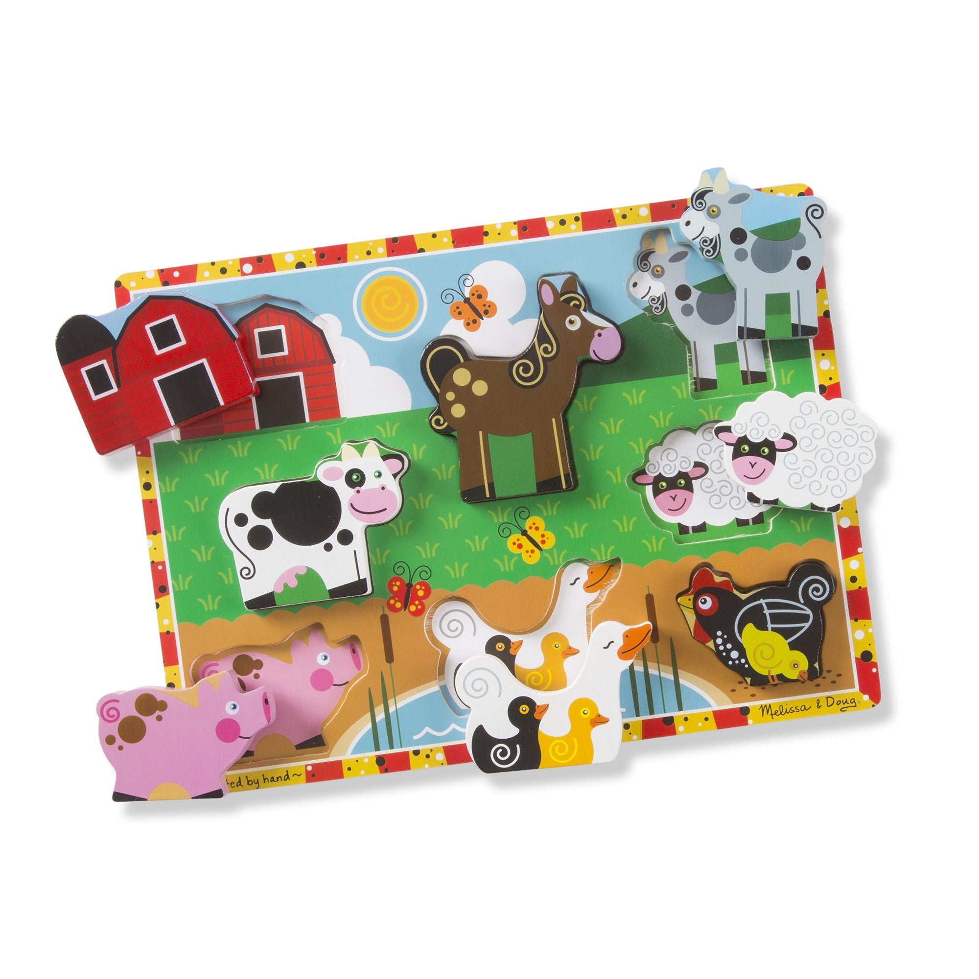 Melissa and Doug Farm Chunky Puzzle - 8 Pieces