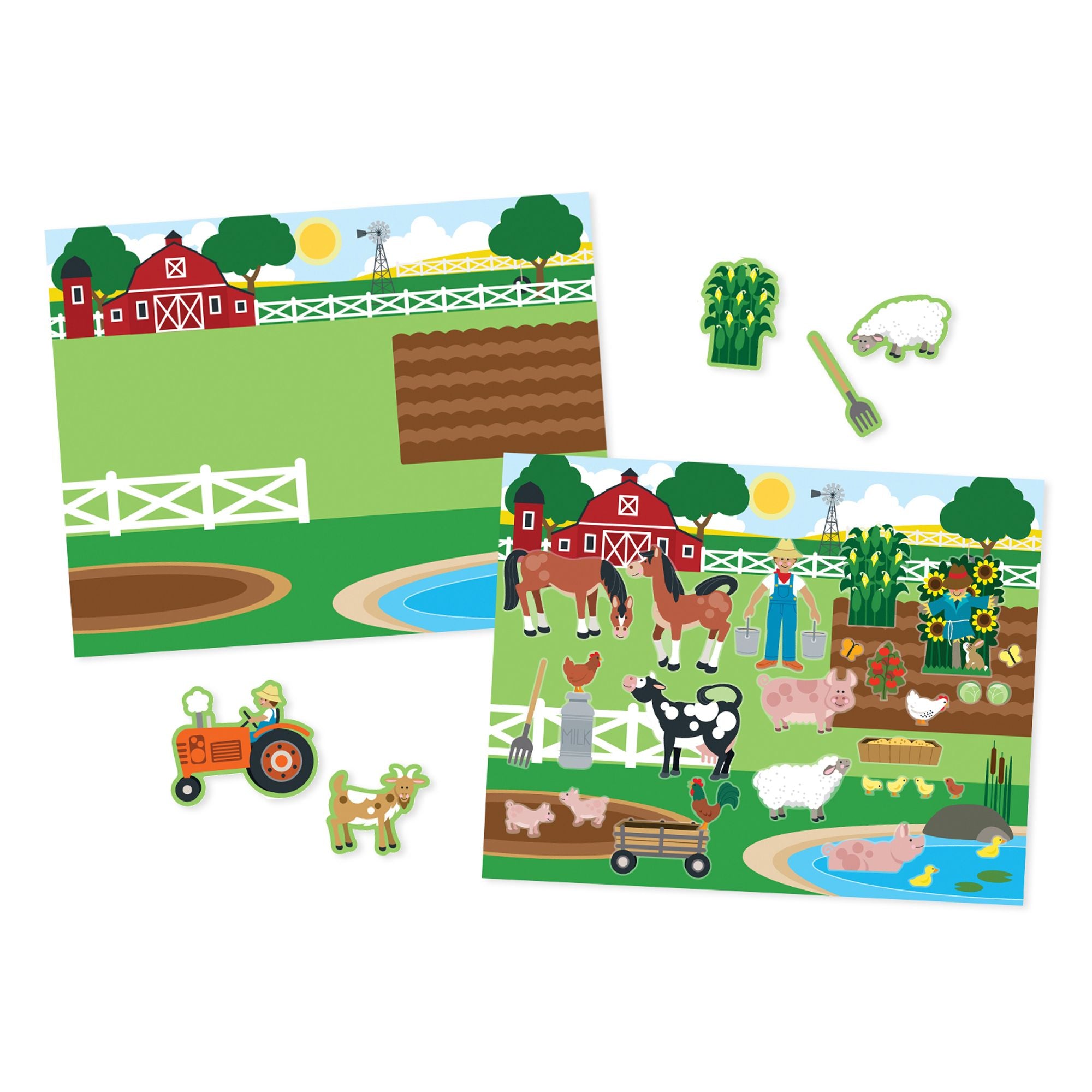 Melissa and Doug Reusable Sticker Pad - Habitats