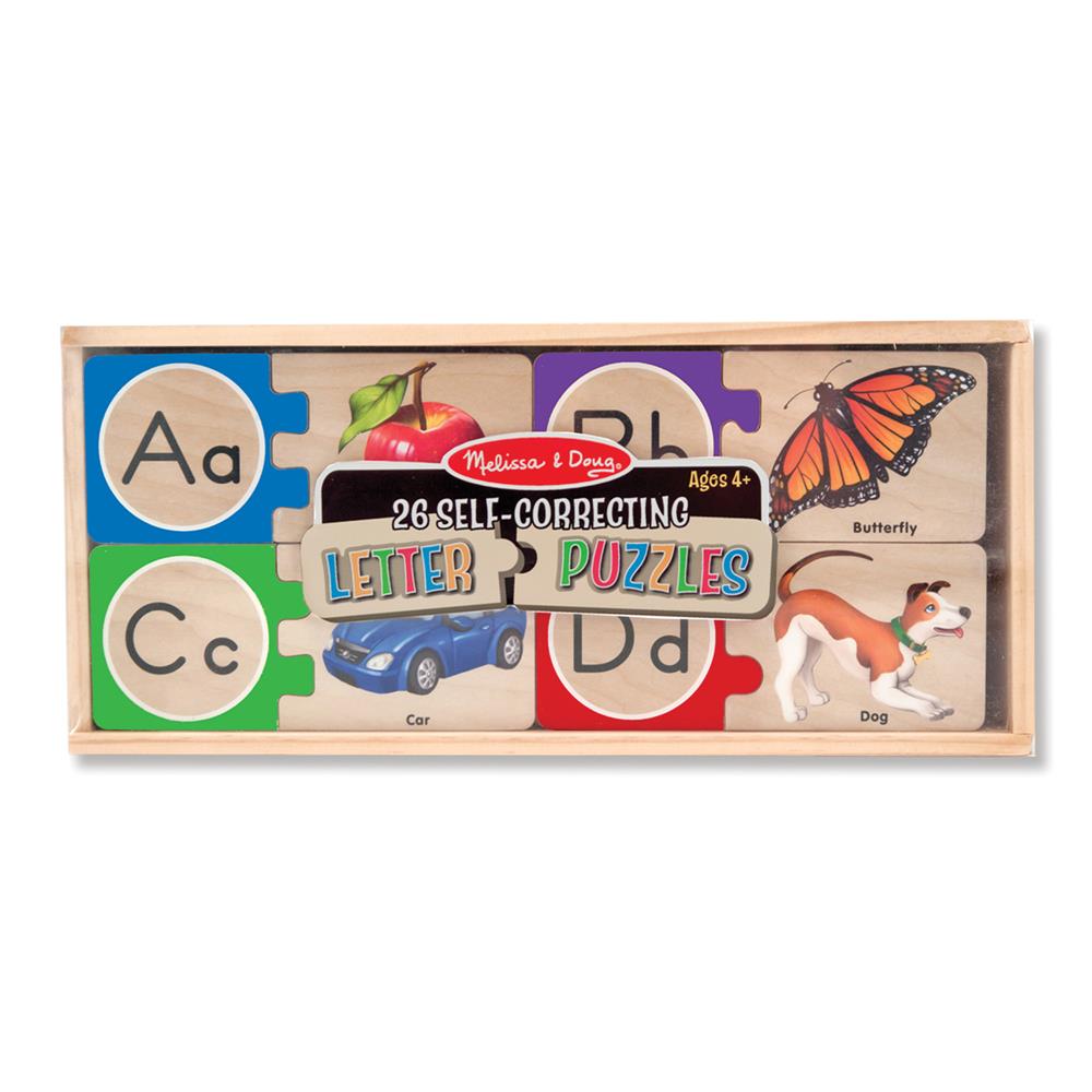 Melissa and Doug Self-Correcting Alphabet Letter Puzzles