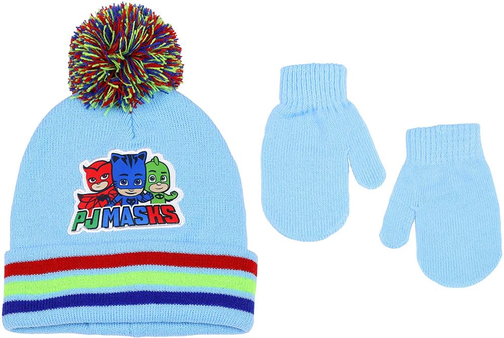 PJ Masks Boys 2T-4T Hat Mitten Set