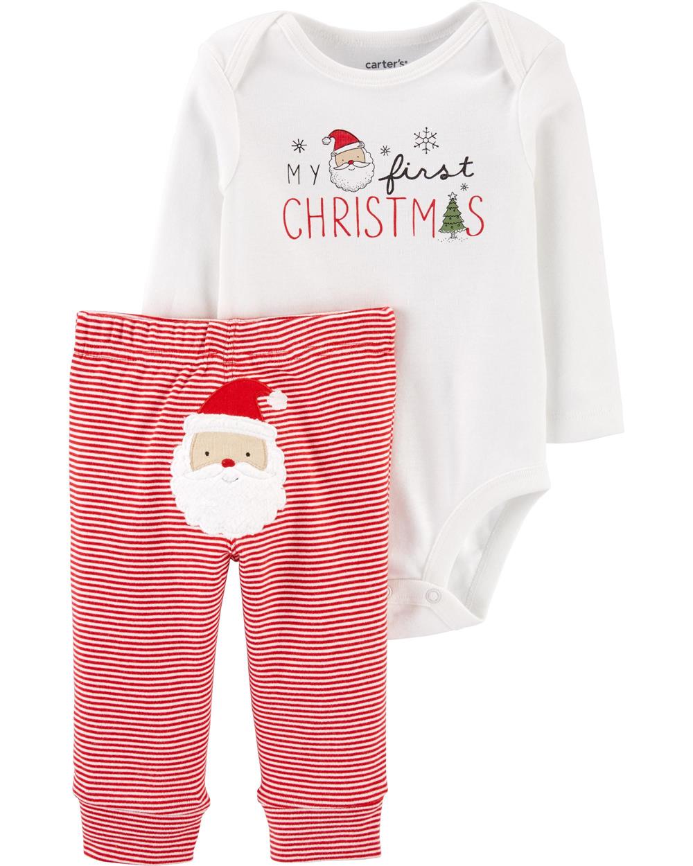 Carters 12-24 Months Christmas Bodysuit Pant Set