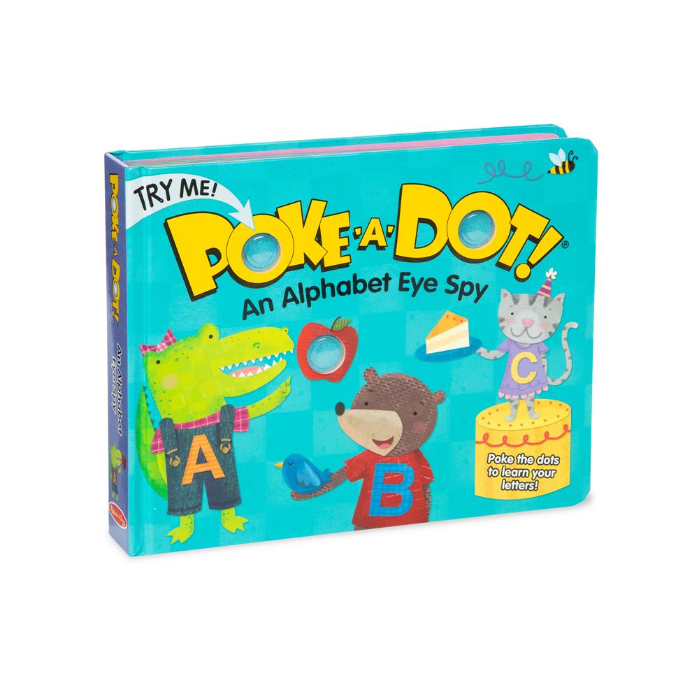 Melissa and Doug Poke-a-Dot - An Alphabet Eye Spy Board Book