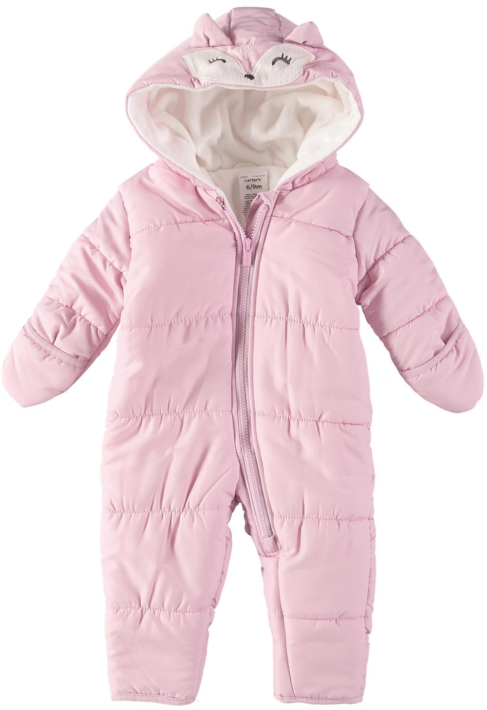 Carters Girls 0-9 Months Fox Pram Suit