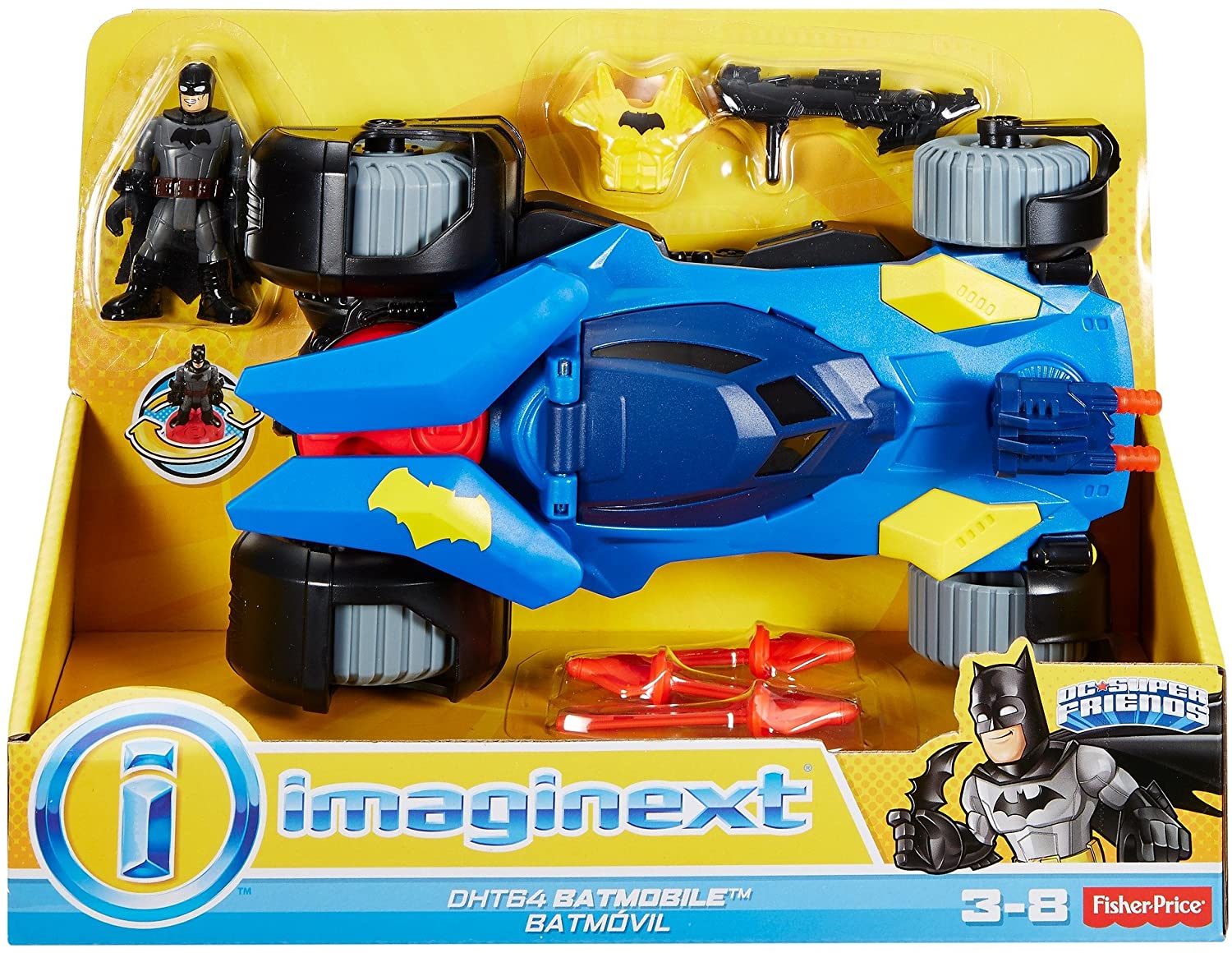 Fisher Price DC Super Friends Batmobile