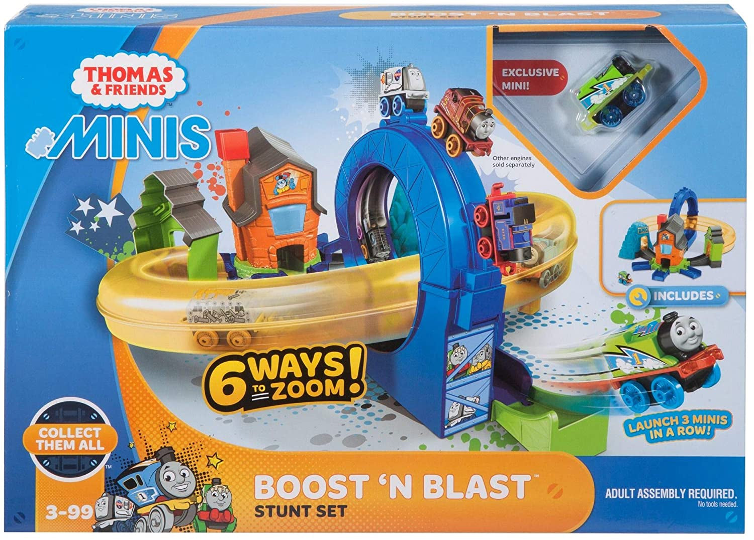 Thomas & Friends MINIS Boost N Blast Stunt Set