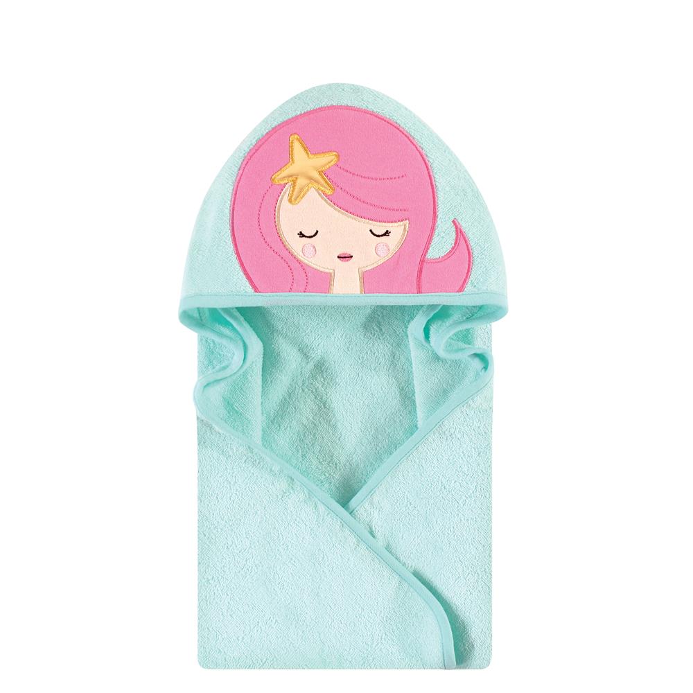 Hudson Baby Cotton Animal Face Hooded Towel