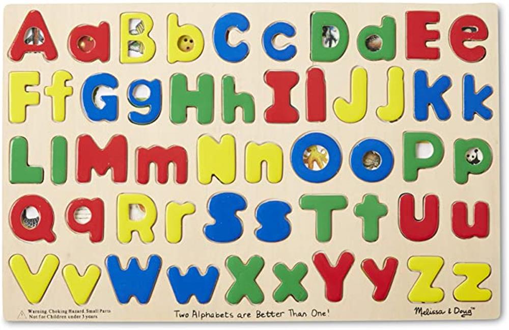 Melissa and Doug Upper & Lower Case Alphabet Puzzle