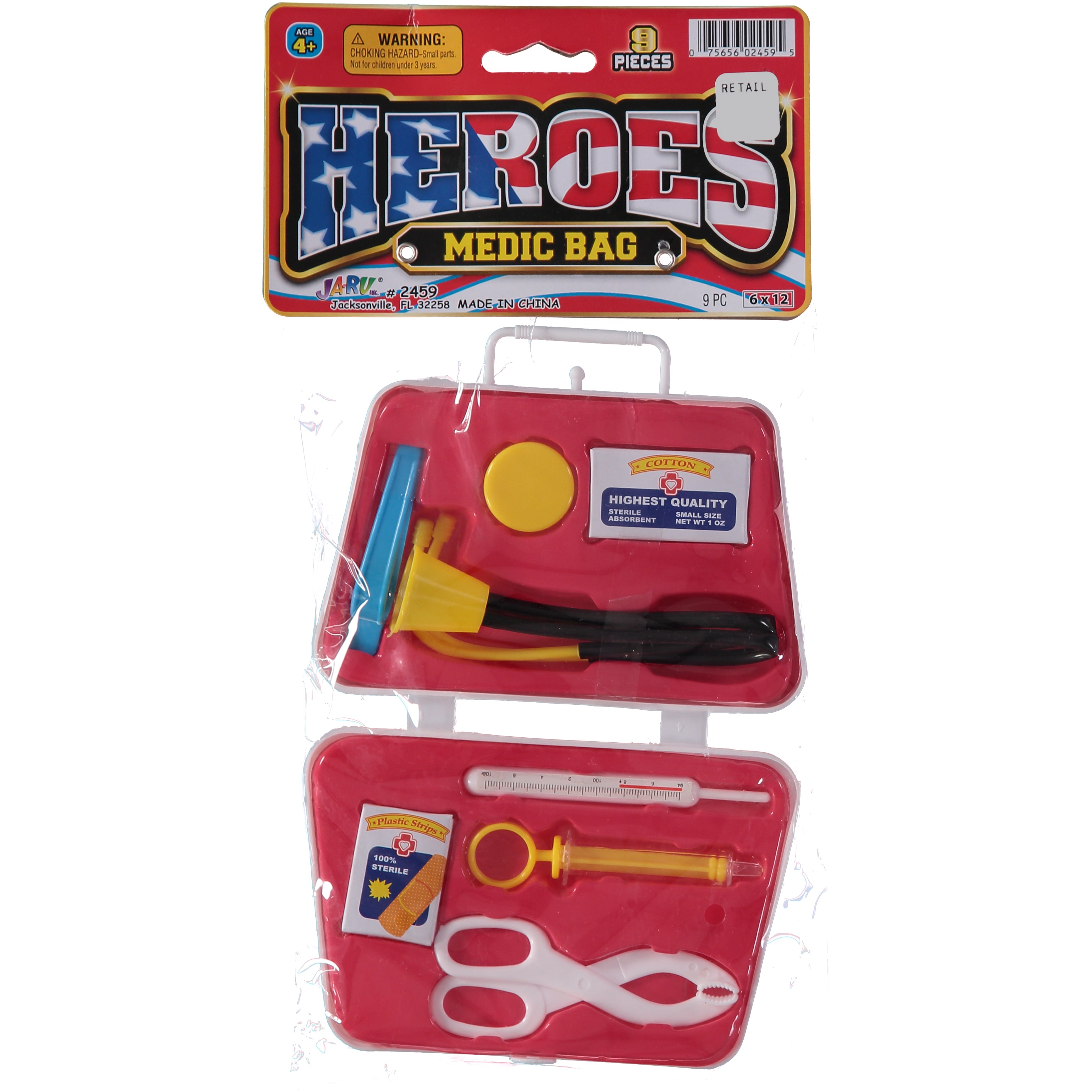 Ja-Ru Heroes Medic Bag 9-Piece