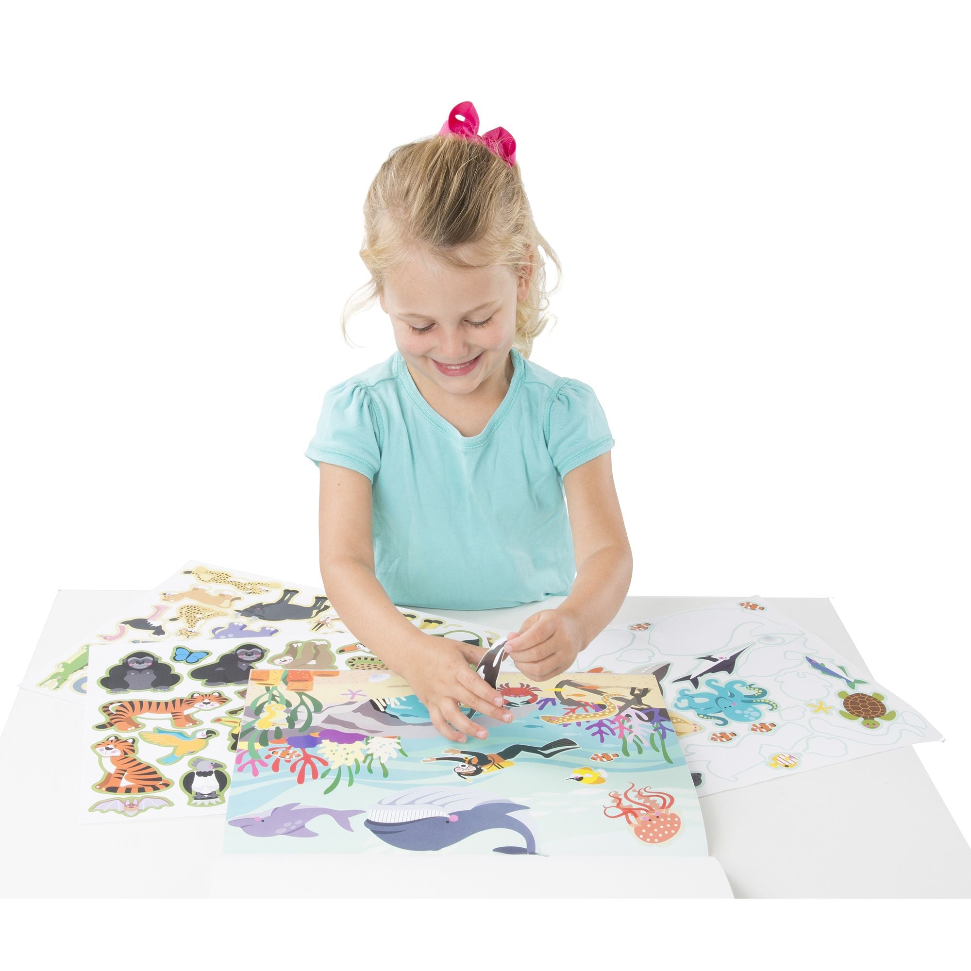 Melissa and Doug Reusable Sticker Pad - Habitats