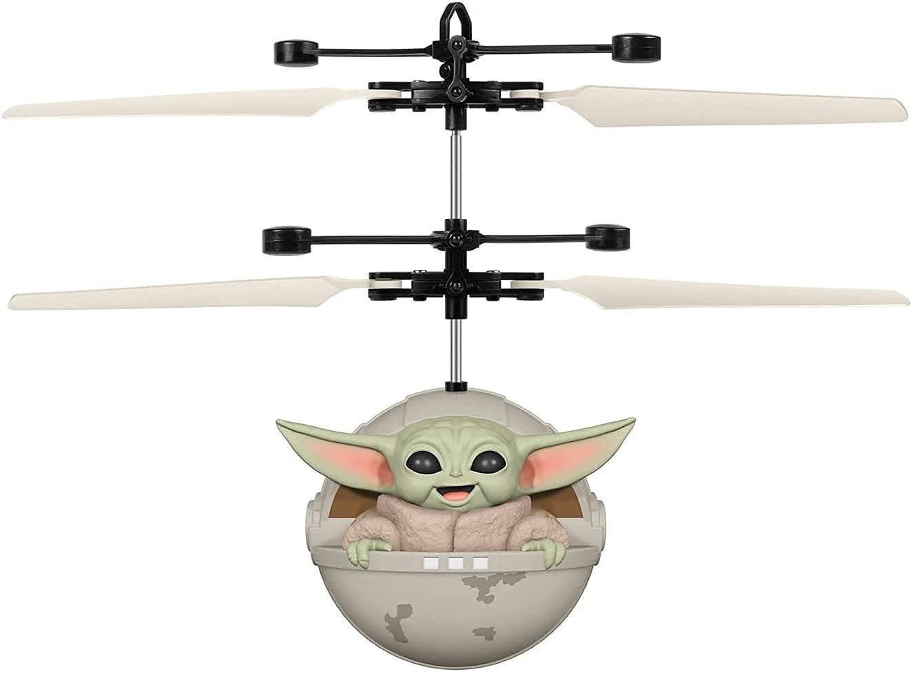 Disney Star Wars The Mandalorian Baby Yoda The Child Sculpted Head UFO Helicopter