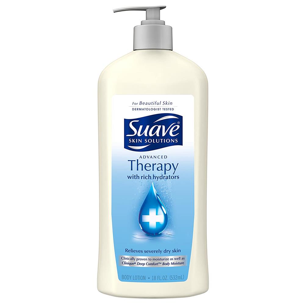 Suave Advanced Therapy Body Lotion, 18 Fl Oz