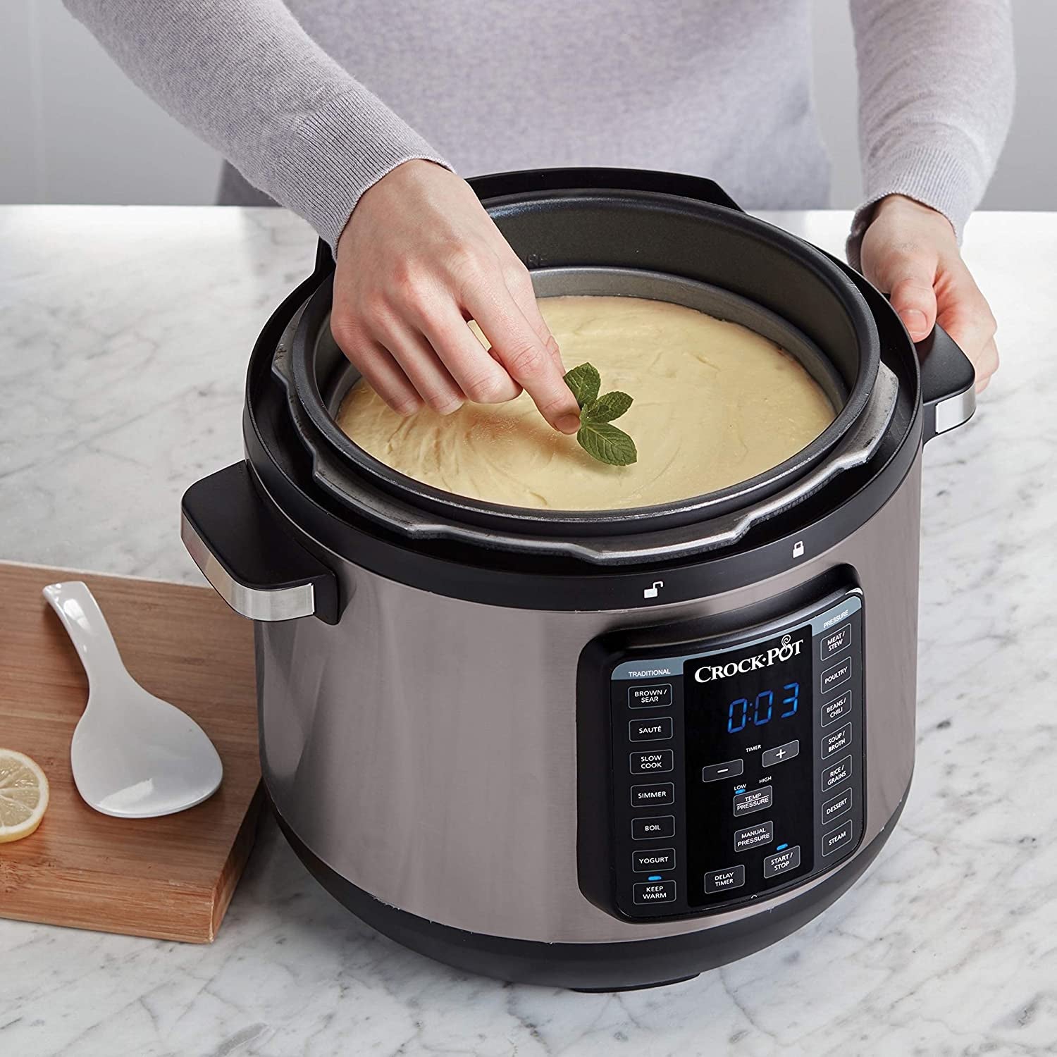 Crock-pot 8-Quart Multi-Use XL Express Crock Programmable Slow Cooker