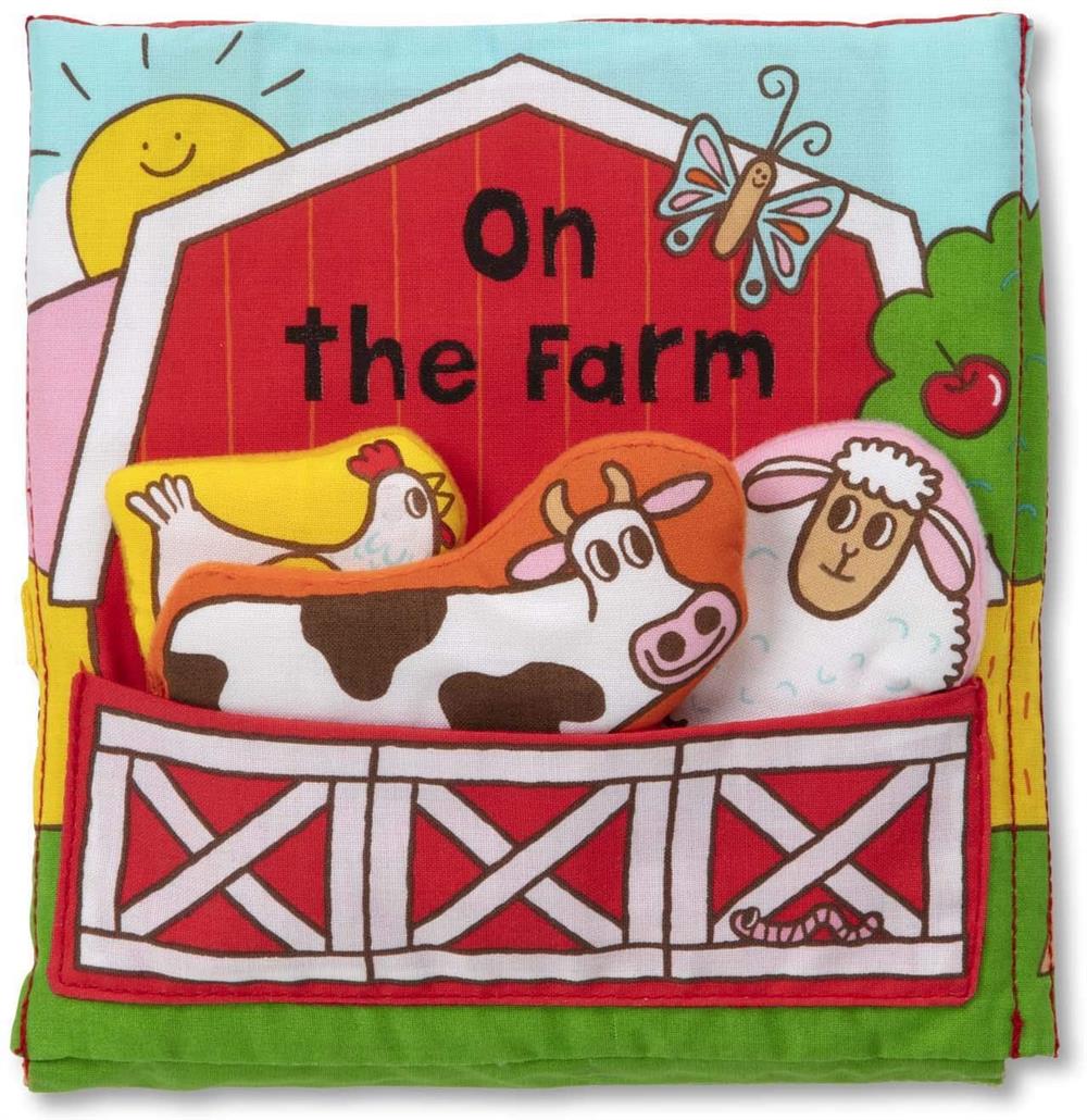 Melissa and Doug K’s Kids On The Farm 8-Page Soft Activity Book for Babies and Toddlers