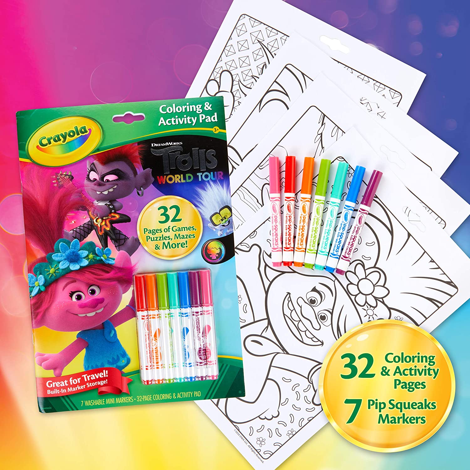 Crayola Trolls World Tour Color & Activity