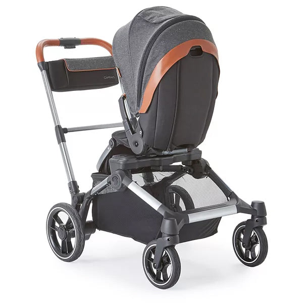 Contours Element Side-by-Side Single-to-Double Stroller, Storm Grey