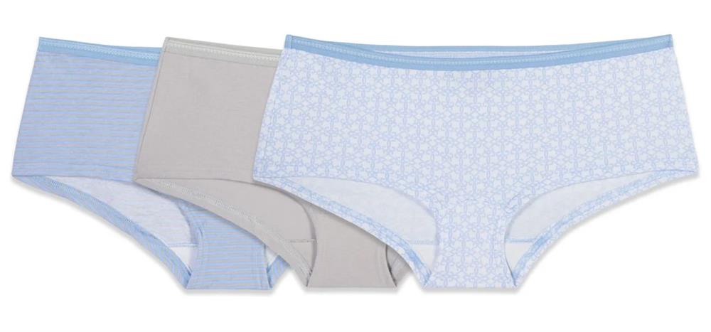 Fruit of the Loom Womens 3-Pack Boy Shorts