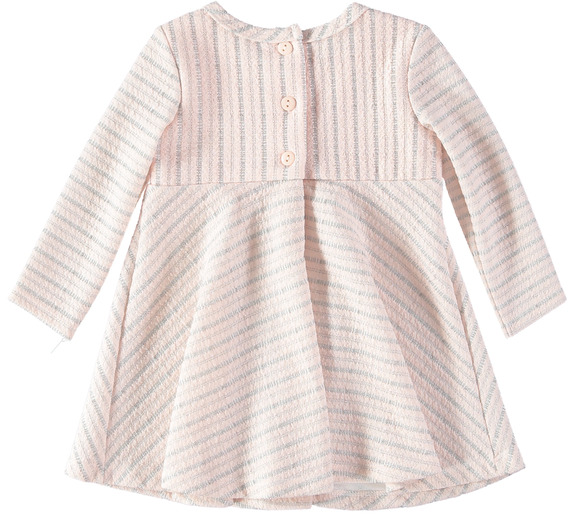 Bonnie Jean Girls 0-9 Months Bow Long Sleeve Dress