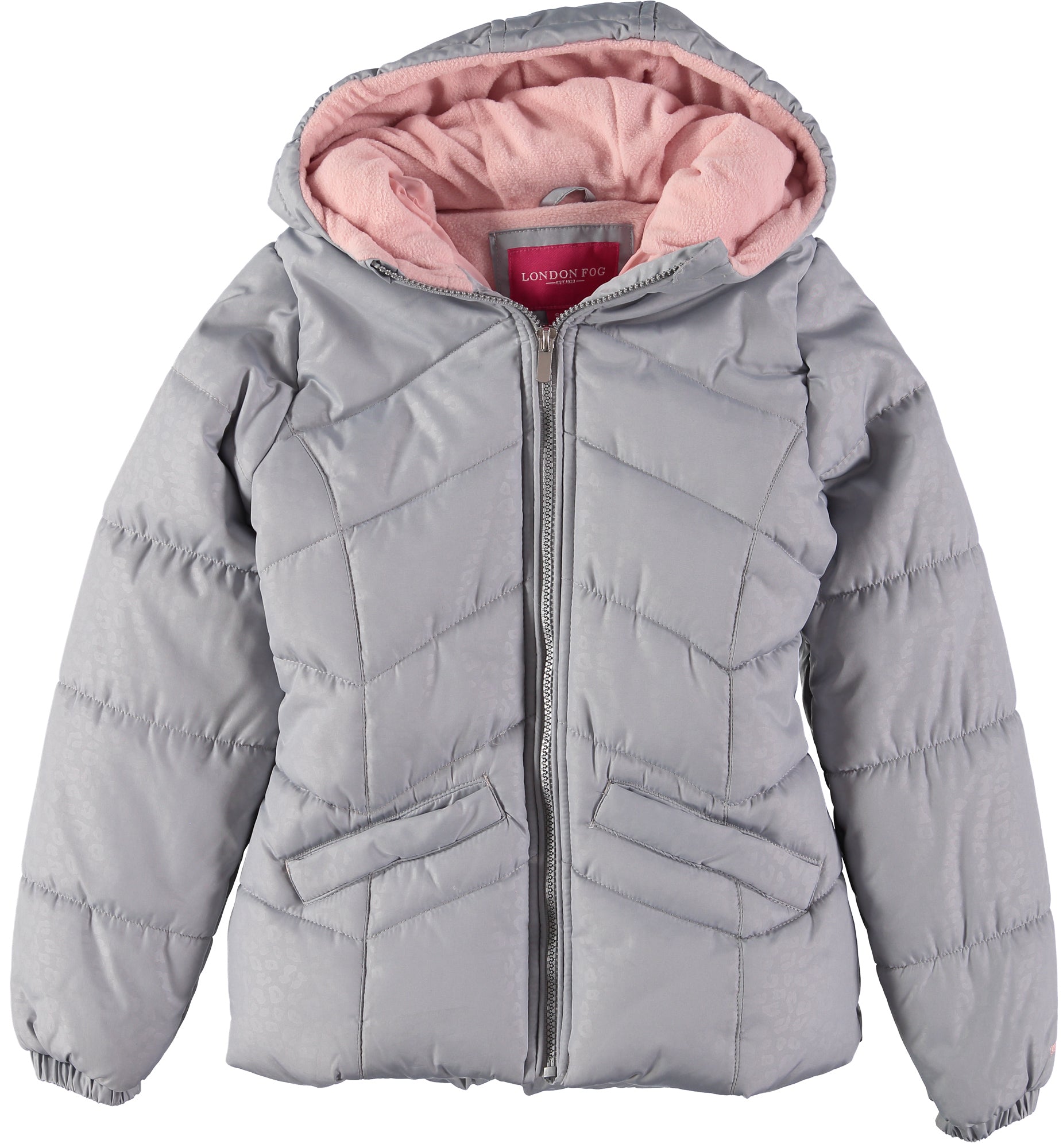 London Fog Girls 7-16 Bubble Jacket with Hat