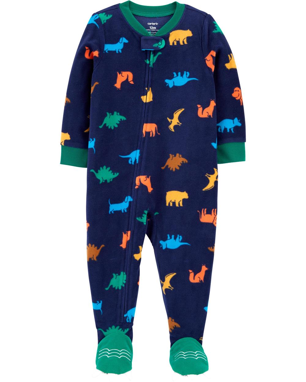 Carters Boys 2T-4T Dino Microfleece Blanket Sleeper